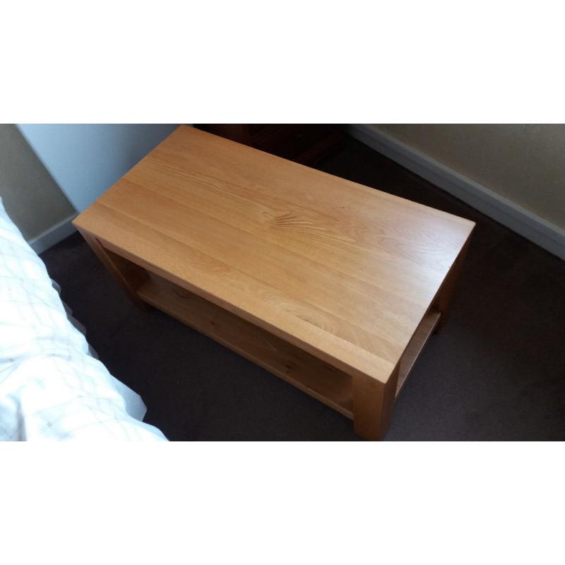 Solid Oak Coffee Table