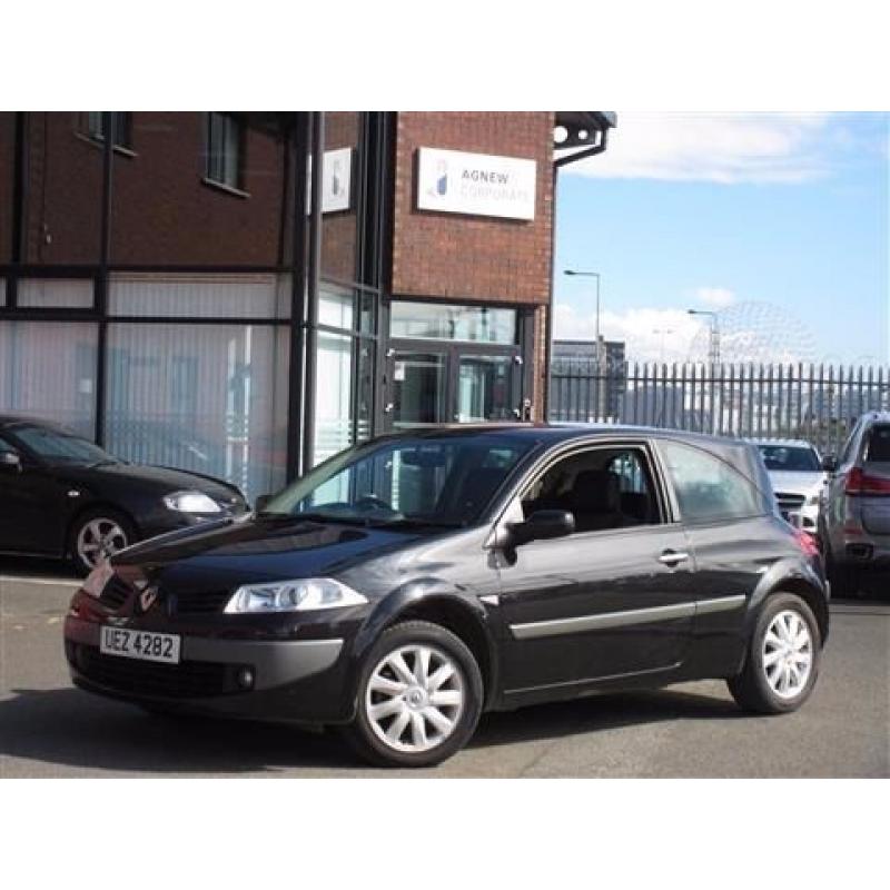 Mint 2008 Renault Megane 1.6 VVTI Dynamique 3dr ,trade in considered, credit & debit cards accepted