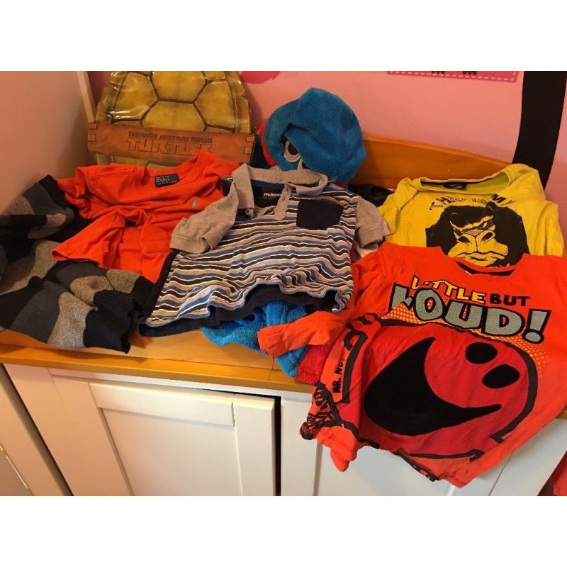 Bundle of boys clothes size 5-6/6-7 years