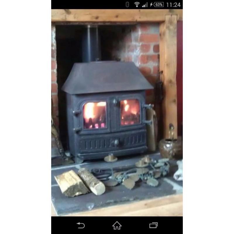 Multifuel stove 7-8 kw