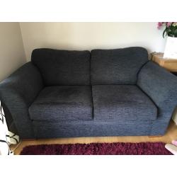 Next large sofa in charcoal grey