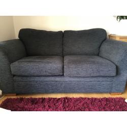 Next large sofa in charcoal grey