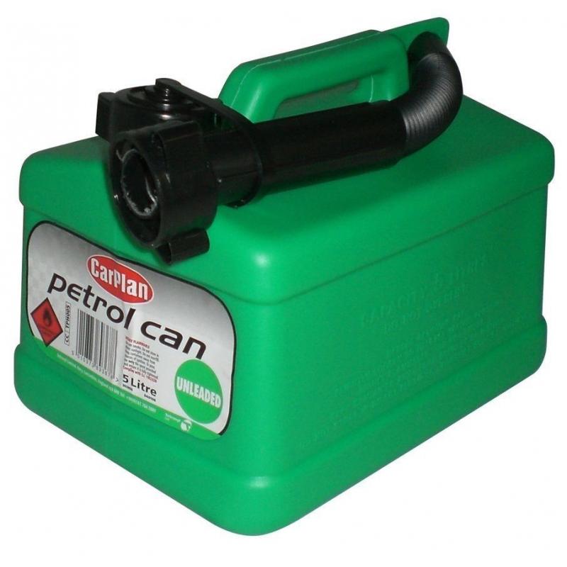 Carplan Jerry Can Fuel Tetracan Unleaded Petrol 5L - BRAND NEW