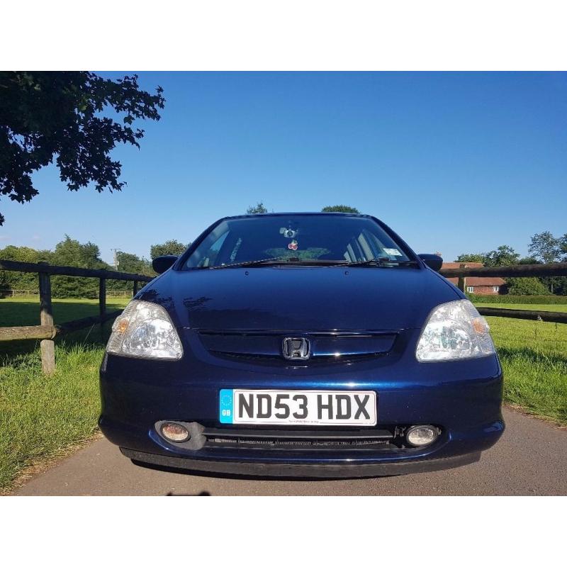 Honda Civic MOT 07/04/2017 OWNER NON SMOKER