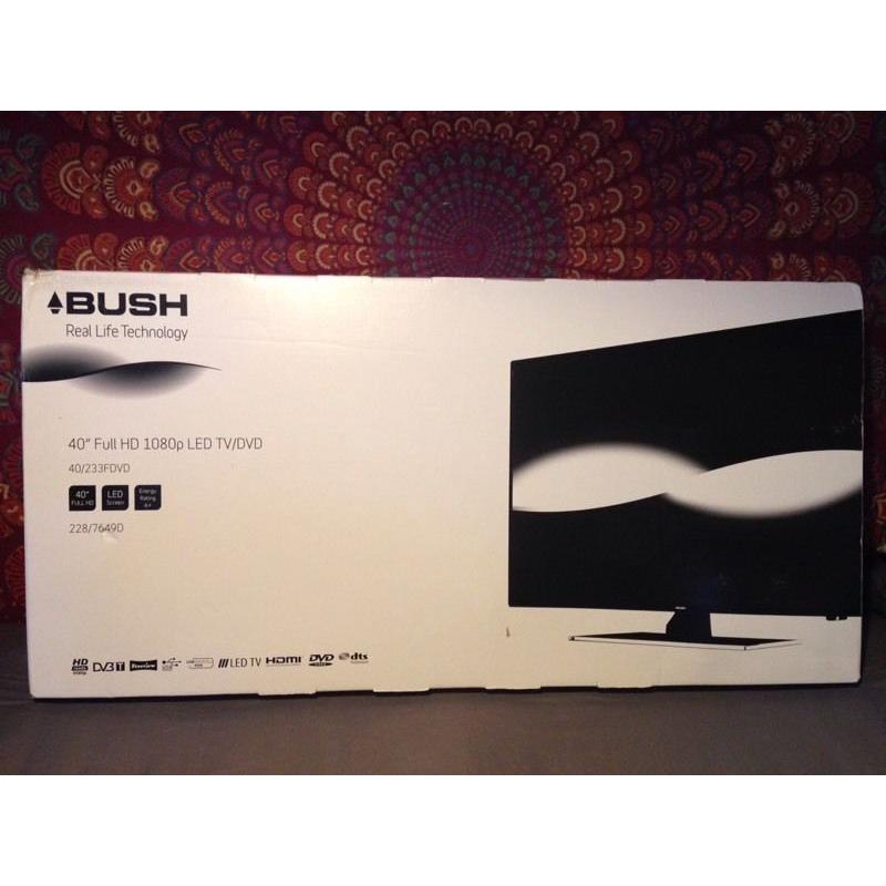 Bush 40" Full HD 1080p LED TV/DVD (new, still in box)