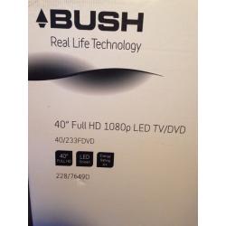 Bush 40" Full HD 1080p LED TV/DVD (new, still in box)