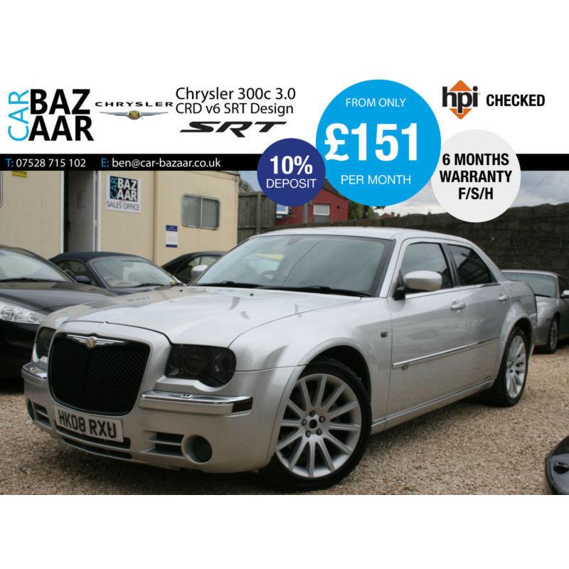 Chrysler 300C 3.0CRD V6 auto SRT Design+F/S/H+JUNE 17 MOT+6 MONTH WARRANTY+2KEYS