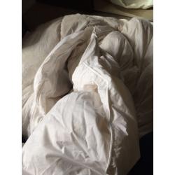 Duck feather duvet 13.5 Tog