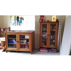 Tv unit, bookcase and unit solid wood