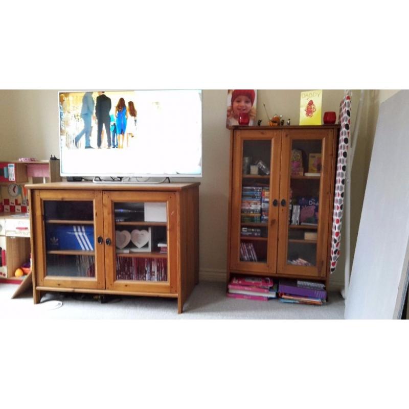 Tv unit, bookcase and unit solid wood