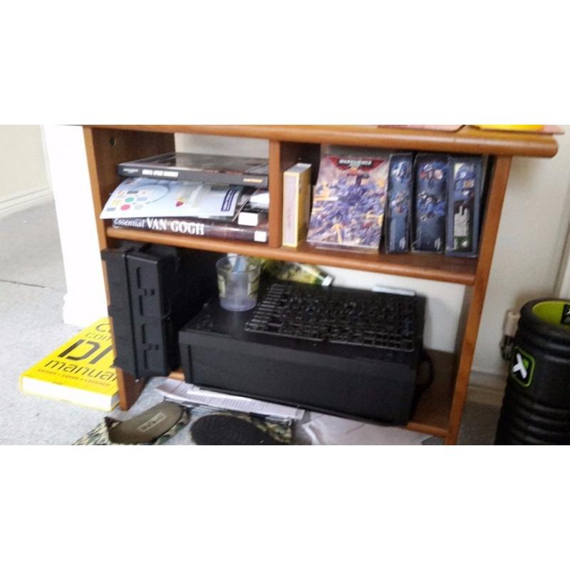 Tv unit, bookcase and unit solid wood