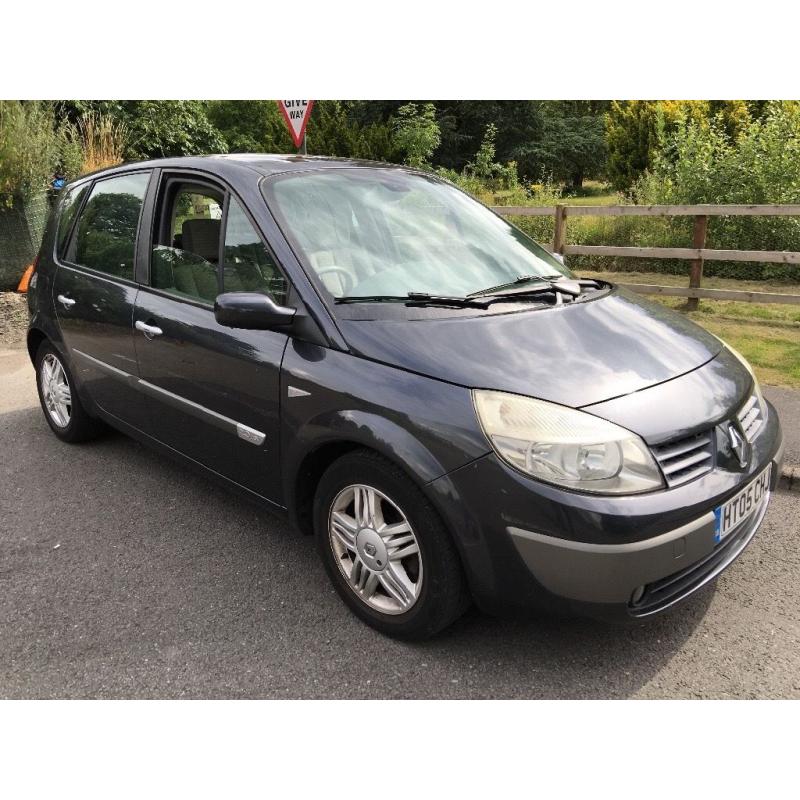 Renault Scenic Privilege VVT 136 1998cc Petrol Automatic 5 door estate 05 Plate 29/06/2005 Grey