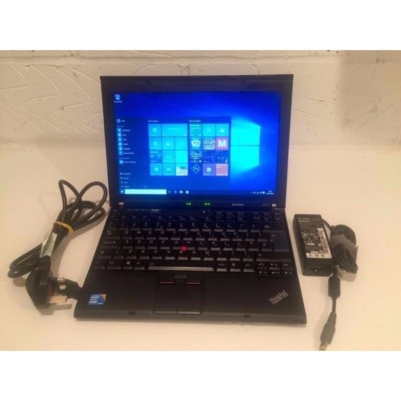 Lenovo IBM Thinkpad X201i laptop 4gb ram memory Intel Core i3 processor