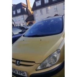 Peugeot 307 1.4 Hdi MOT and Tax till August