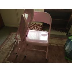 2 Habitat folding chairs