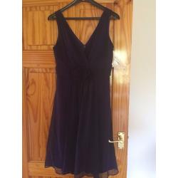 Dark Purple Bridesmaid Dress Size 10