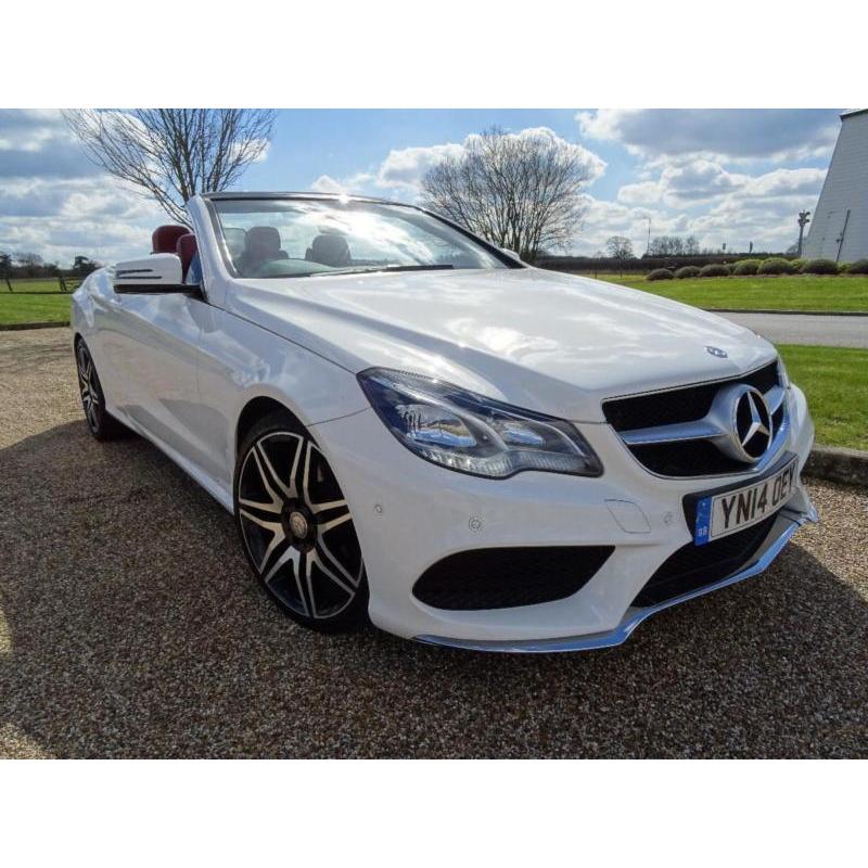 2014 Mercedes-Benz E Class E350 BLUETEC AMG SPORT Diesel white Automatic