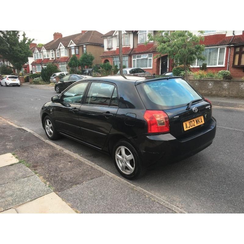 Toyota Corolla 2002 1.6 VVT-i T3 5dr Black 3 Owners Excellent Condition