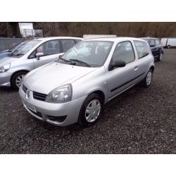 2008 RENAULT CLIO CAMPUS 1.2 3 DOOR SILVER 39,000 MILES ONLY* FULL SERVICE HISTORY MOT TILL 29/11/16