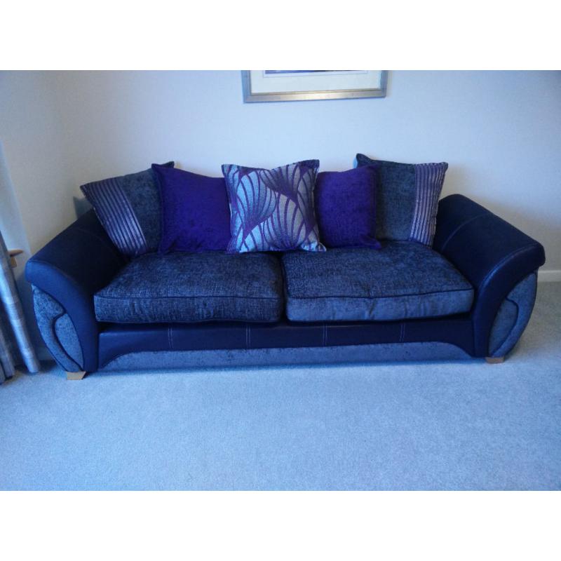 Pair DFS 4 Seater Sofas Only