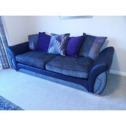 Pair DFS 4 Seater Sofas Only