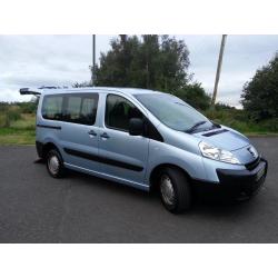 2008 PEUGEOT EXPERT TEPEE 1.6 HDI DIESEL 6 SEATS AND WHEELCHAIR ACCESS WITH FOLDAWAY RAMP 1 YEAR MOT