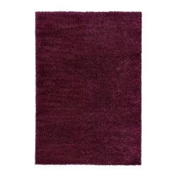 ÅDUM (Ikea) Rug, high pile, two off-white and one lilac 170x240