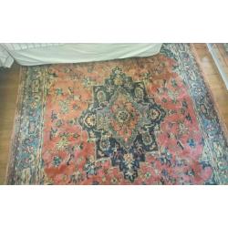 Wool/silk rug