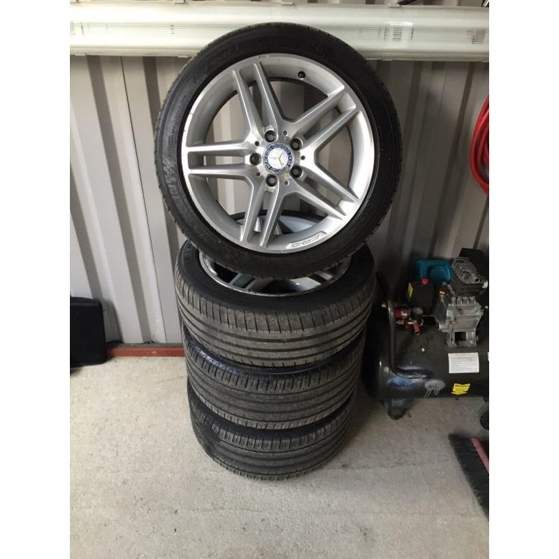 Mercedes c220 sport alloys and tyres