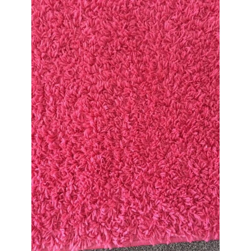 Pretty pink rug