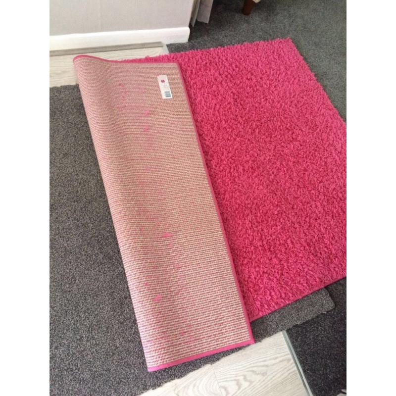 Pretty pink rug