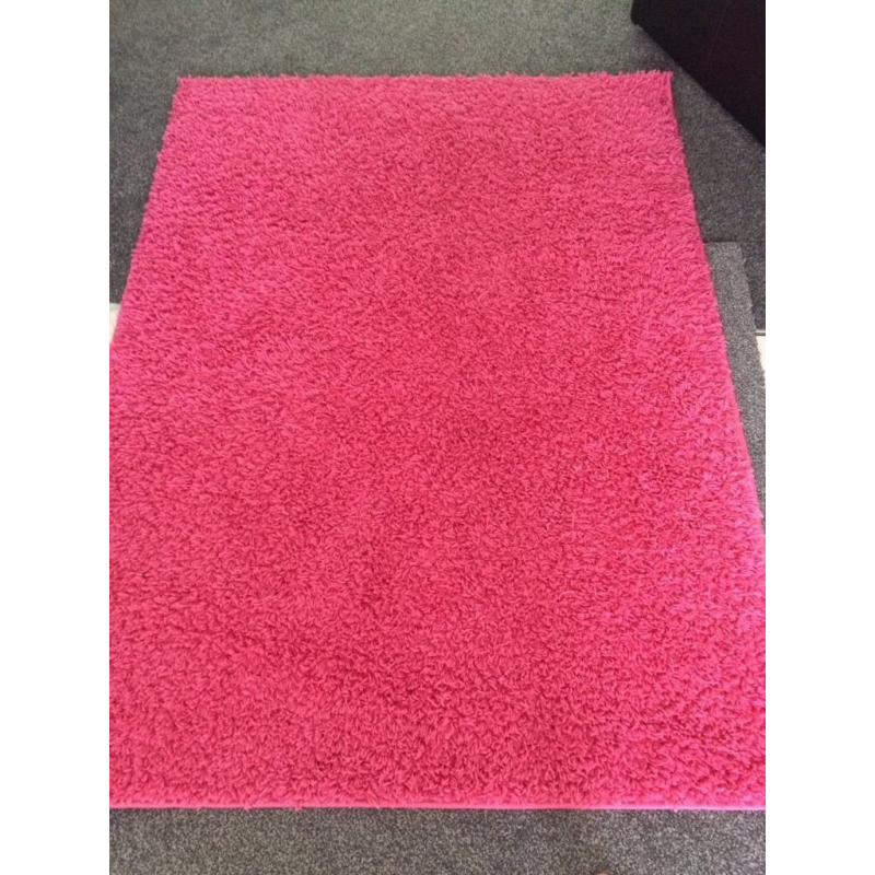 Pretty pink rug