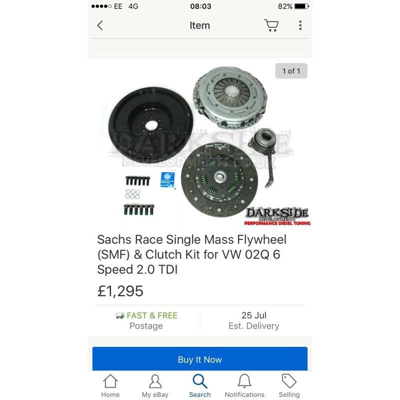 volkswagen golf BKD 2.0 tdi diesel race clutch