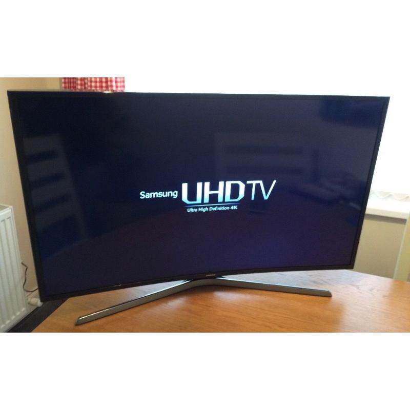 CURVED !! SAMSUNG 40in UHD (4K) SMART LED TV -1200hz- FREEVIEW/SATELLITE HD -WIFI - WARRANTY