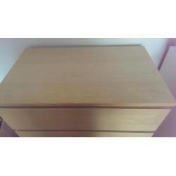 Ikea Malm 4 drawer chest of drawers