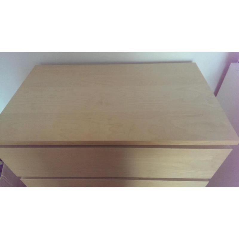 Ikea Malm 4 drawer chest of drawers