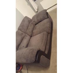 2 seater charcoal grey sofa