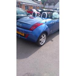 FORD STREETKA CABRIOLET, 2003, 1.6, PETROL, MANUAL, MOT till June 2017