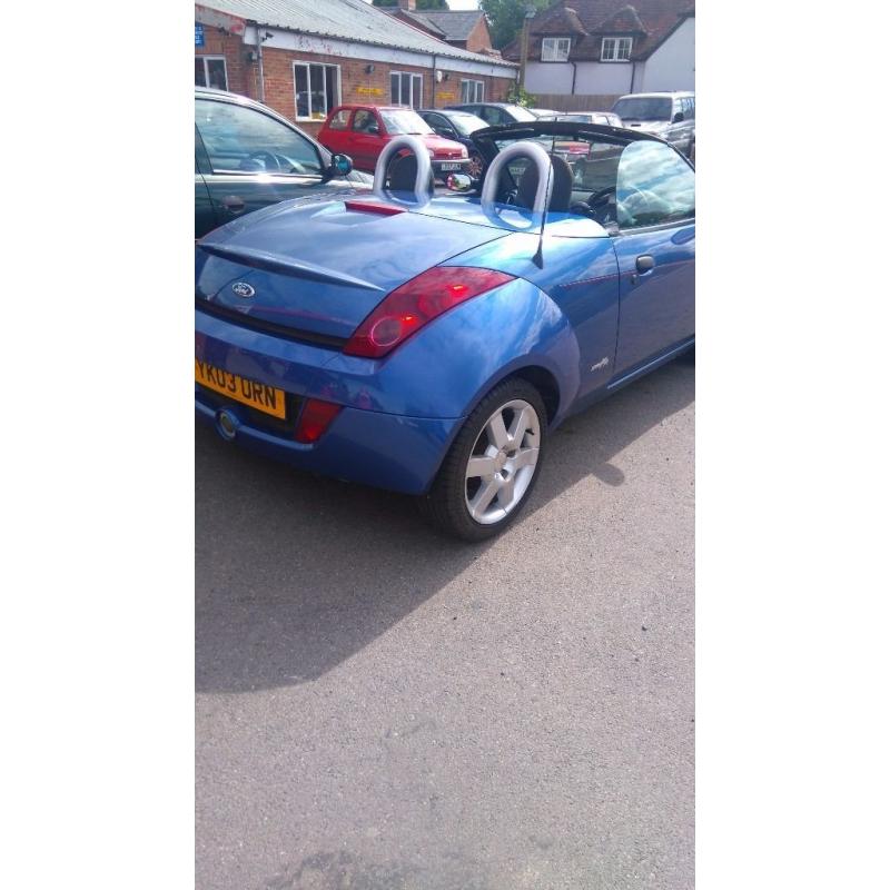 FORD STREETKA CABRIOLET, 2003, 1.6, PETROL, MANUAL, MOT till June 2017