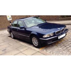 Bmw 7 series 728i automatic E38 Y reg 2001 sat nav mot December history fully loaded export px