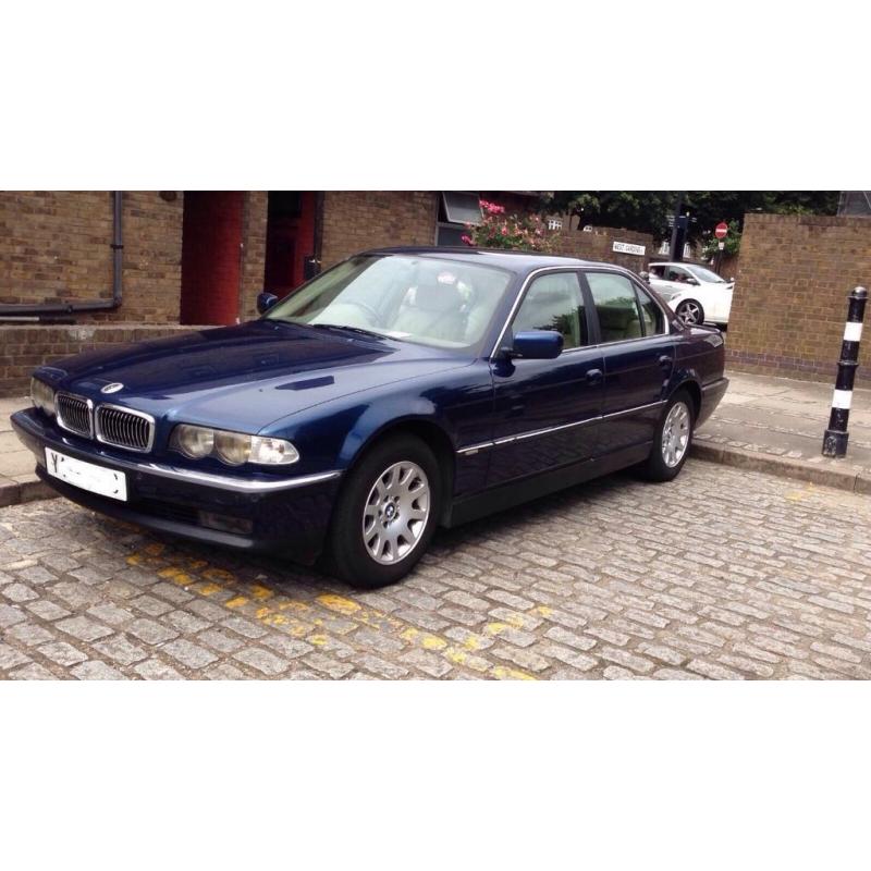 Bmw 7 series 728i automatic E38 Y reg 2001 sat nav mot December history fully loaded export px