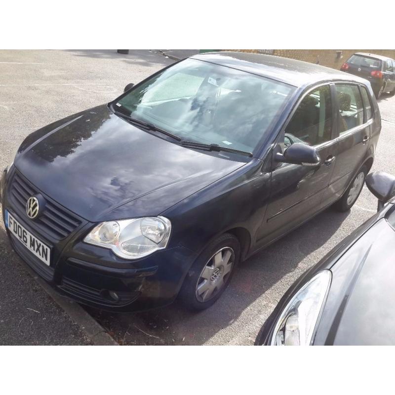 2006 VW POLO SE 75, 1.4 Petrol, BLACK, Manual 5 DOOR