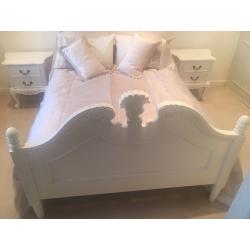 Double Bed , mattress , bedding and bedspread