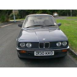 1986 D REG E30 BMW 320I AUTOMATIC 4 DOOR SALOON METALLIC BLUE 30 YR OLD CLASSIC