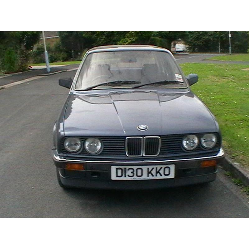 1986 D REG E30 BMW 320I AUTOMATIC 4 DOOR SALOON METALLIC BLUE 30 YR OLD CLASSIC