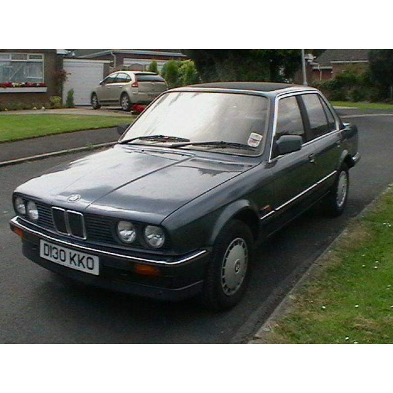 1986 D REG E30 BMW 320I AUTOMATIC 4 DOOR SALOON METALLIC BLUE 30 YR OLD CLASSIC