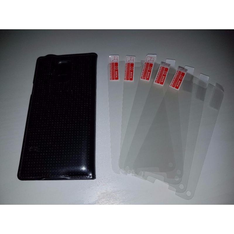 Samsung Galaxy S5 Mini (Factory Unlocked) in box, Genuine Samsung Flip case and 5 Screen protectors