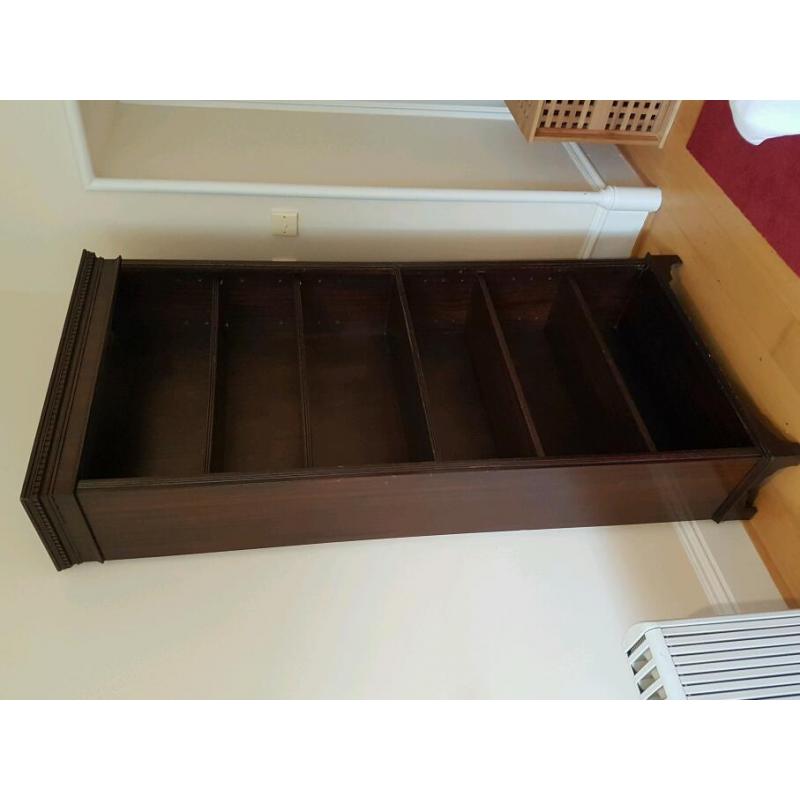 Large Dark wood book case for sale