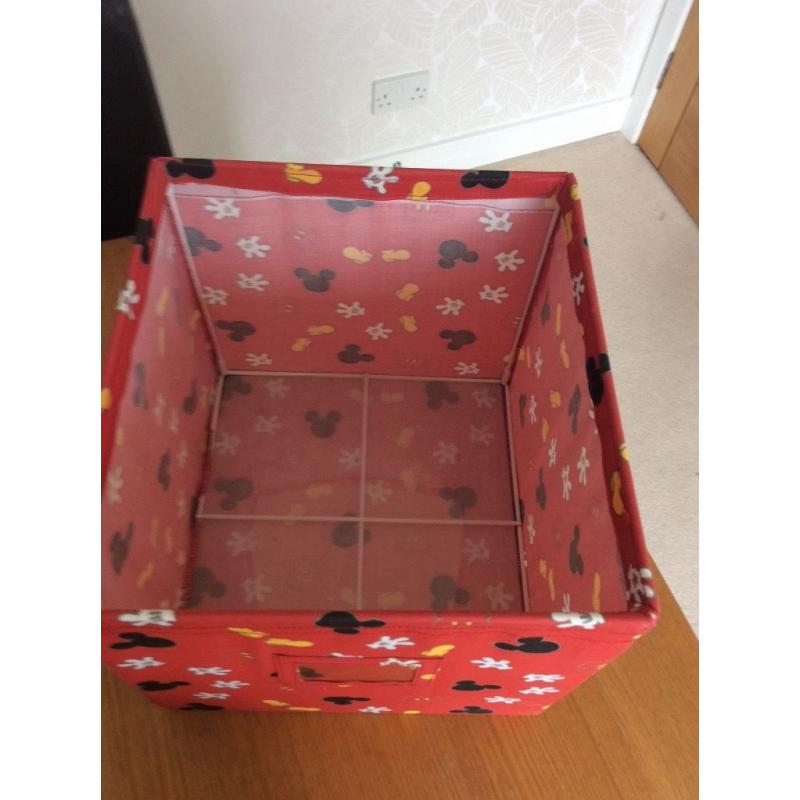 Mickey Mouse canvas storage box