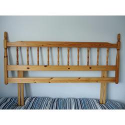 Double Pine Headboard